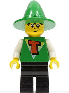 LEGO® Minifigure FreeStyle fre002 FreeStyle Timmy w/Black Legs and Green Wizard/