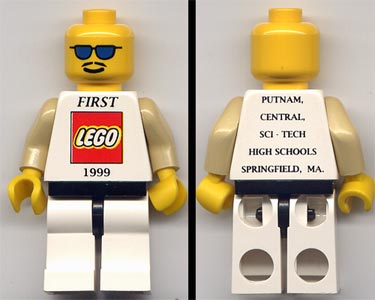 Preowned LEGO® Minifigure – FIRST LEGO® League fst001 FLL 1999 Pattern
