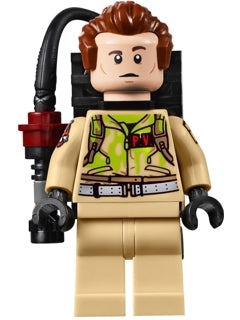 LEGO® Minifigure Ghostbusters gb005 Dr. Peter Venkman Printed Arms Proton Pack S