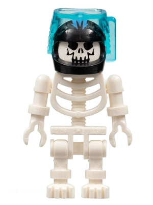 LEGO® Minifigure Aquazone gen016 Skeleton w/Evil Skull Black Aquaraiders II Helm