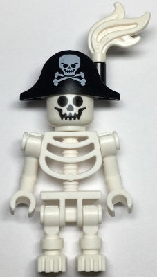 LEGO® Minifigure Friends gen135 Skeleton Standard Skull Bent Arms Vertical Grip
