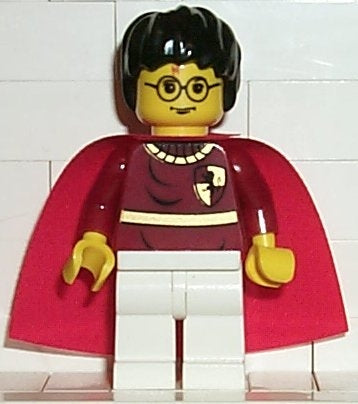 Preowned LEGO® Minifigure – Harry Potter hp019 Harry Potter Dark Red Quidditch Uniform