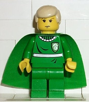 Preowned LEGO® Minifigure – Harry Potter hp020 Draco Malfoy Green Quidditch Uniform