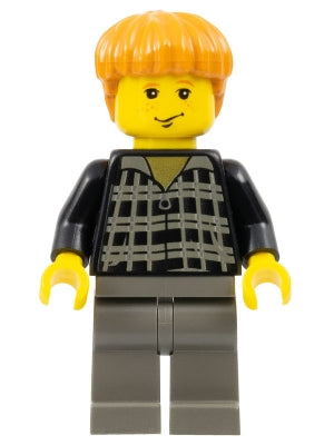 Preowned LEGO® Minifigure – Harry Potter hp032 Ron Weasley Black and White Plaid Shirt