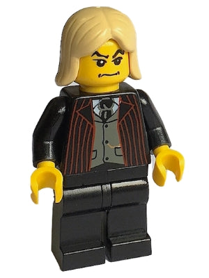 Preowned LEGO® Minifigure – Harry Potter hp039 Lucius Malfoy Black Suit Torso Black Legs