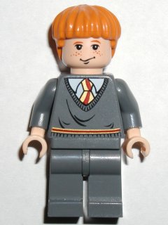 Preowned LEGO® Minifigure – Harry Potter hp055 Ron Weasley Gryffindor Stripe Torso