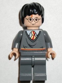 Preowned LEGO® Minifigure – Harry Potter hp056 Harry Potter Gryffindor Stripe Torso Dark Bl