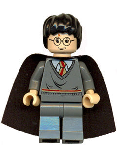 Preowned LEGO® Minifigure – Harry Potter hp056a Harry Potter Gryffindor Stripe Torso Dark B