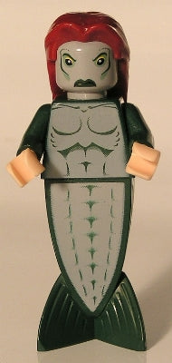 Preowned LEGO® Minifigure – Harry Potter hp067 Merperson Dark Green Body Dark Red Long Hair