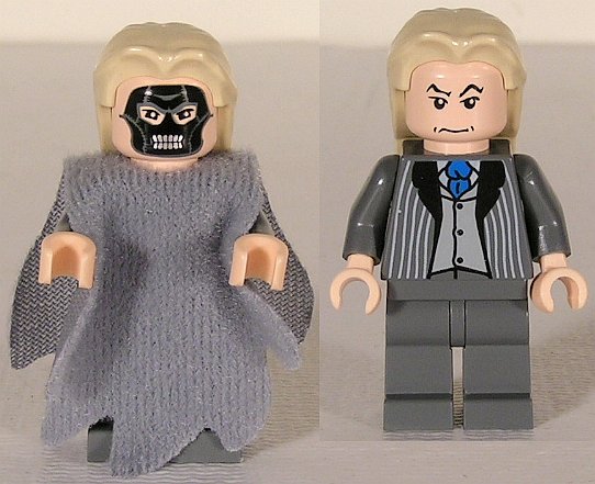 Preowned LEGO® Minifigure – Harry Potter hp073b Death Eater (Lucius Malfoy) Light Bluish Gr