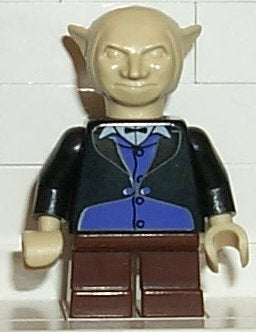 LEGO® Minifigure Harry Potter hp078 Goblin Black Jacket Brown Legs