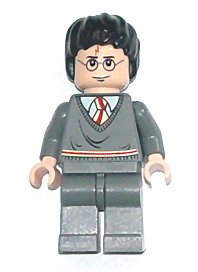 Preowned LEGO® Minifigure – Harry Potter hp086 Harry Potter Gryffindor Stripe Torso Dark Bl