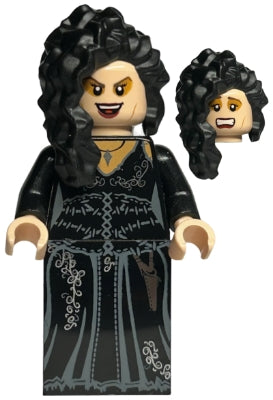 Preowned LEGO® Minifigure – Harry Potter hp092 Bellatrix Lestrange Printed Black Dress