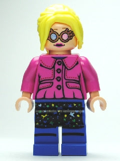 Preowned LEGO® Minifigure – Harry Potter hp103 Luna Lovegood Dark Pink Jacket Ponytail