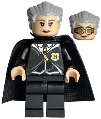 Preowned LEGO® Minifigure – Harry Potter hp170 Madam Rolanda Hooch Black Outfit Light Nouga