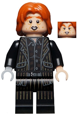 Preowned LEGO® Minifigure – Harry Potter hp196 Peter Pettigrew (Wormtail) Black Suit Light