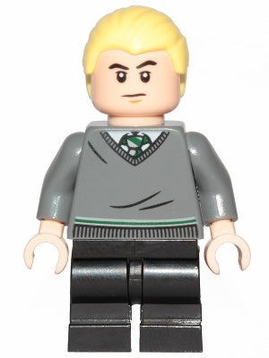 Preowned LEGO® Minifigure – Harry Potter hp262 Draco Malfoy Slytherin Sweater Black Medium