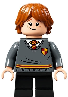 Preowned LEGO® Minifigure – Harry Potter hp273 Ron Weasley Gryffindor Sweater w/Crest Black