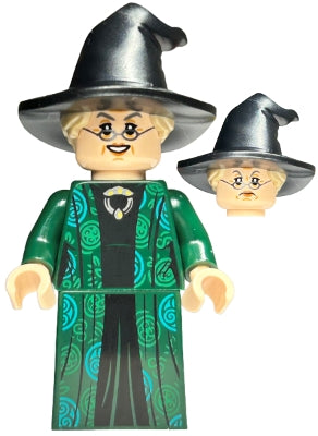Preowned LEGO® Minifigure – Harry Potter hp274 Professor Minerva McGonagall Dark Green Robe