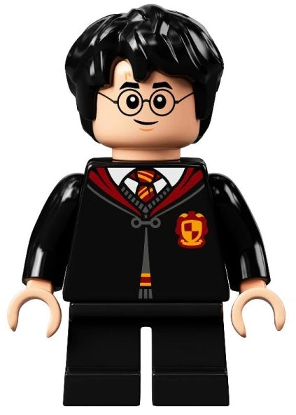 Preowned LEGO® Minifigure – Harry Potter hp281 Harry Potter Gryffindor Robe Clasped Sweater