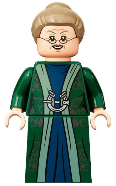 LEGO® Minifigure Harry Potter hp293 Professor Minerva McGonagall Dark Green Robe