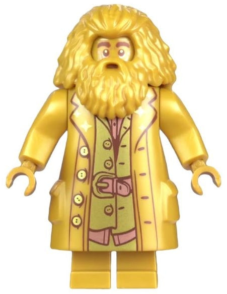 Preowned LEGO® Minifigure – Harry Potter hp324 Rubeus Hagrid 20th Anniversary Pearl Gold