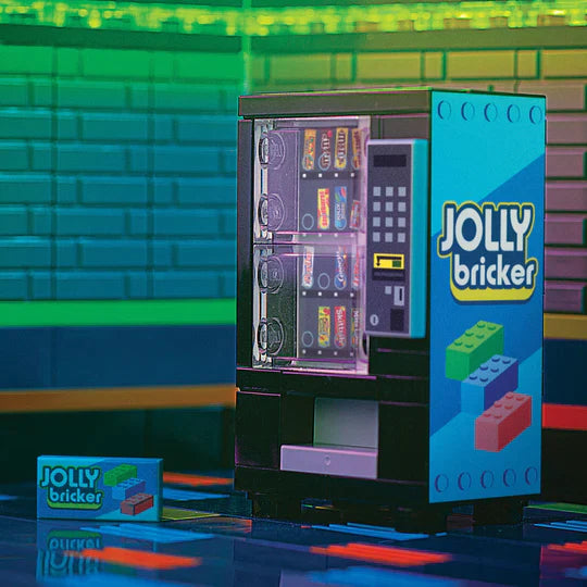 Jolly Bricker Custom Candy Vending Machine New