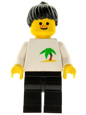 Preowned LEGO® Minifigure – FreeStyle par064 Palm Tree Black Legs Black Ponytail Hair