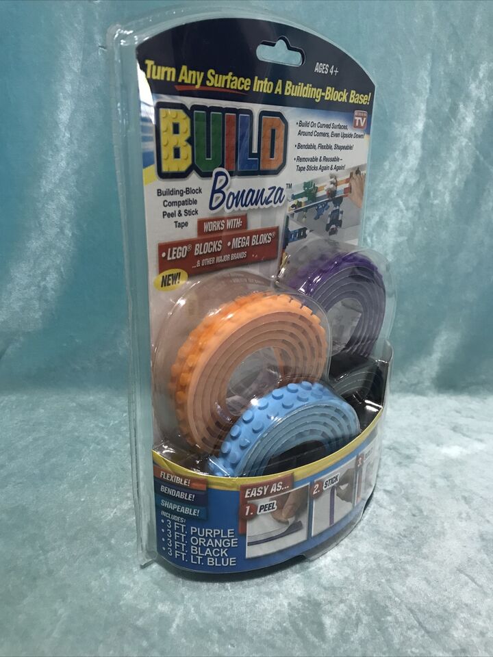 Build Bonanza 12 ft Building Block Tape NEW