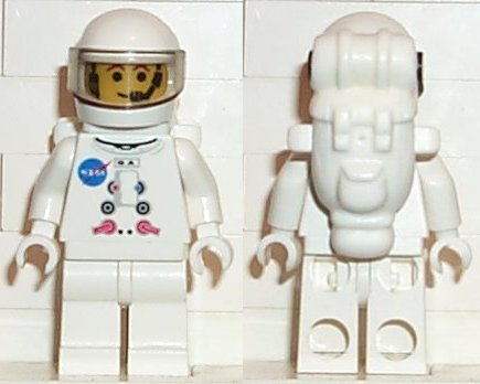 Preowned LEGO® Minifigure – Discovery sp060 Apollo Astronaut